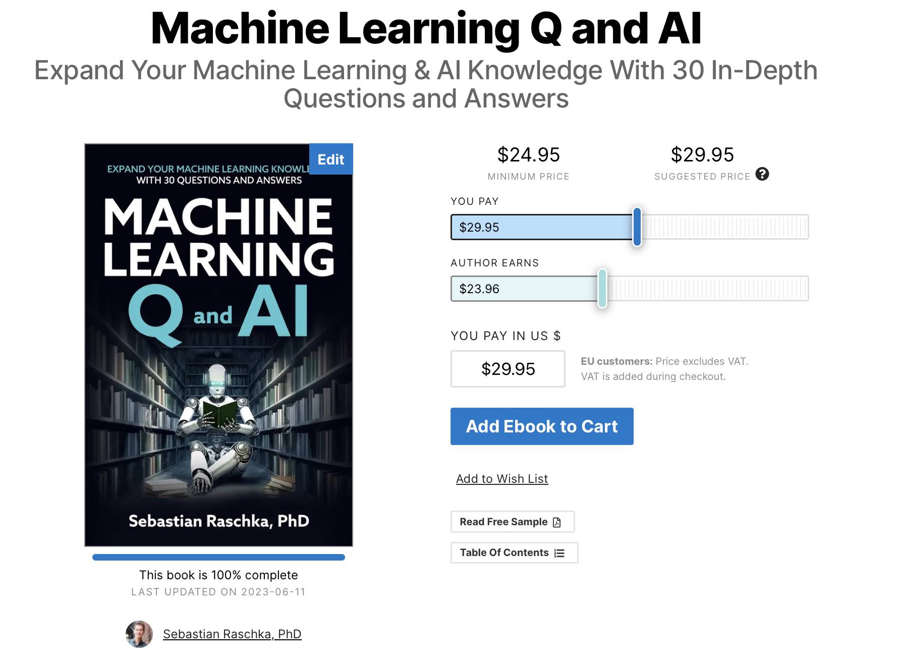 Machine Learning Q and AI